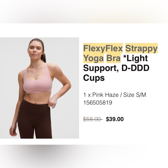 Lululemon FlexyFlex Strappy Yoga Bra - Picture 6 of 6